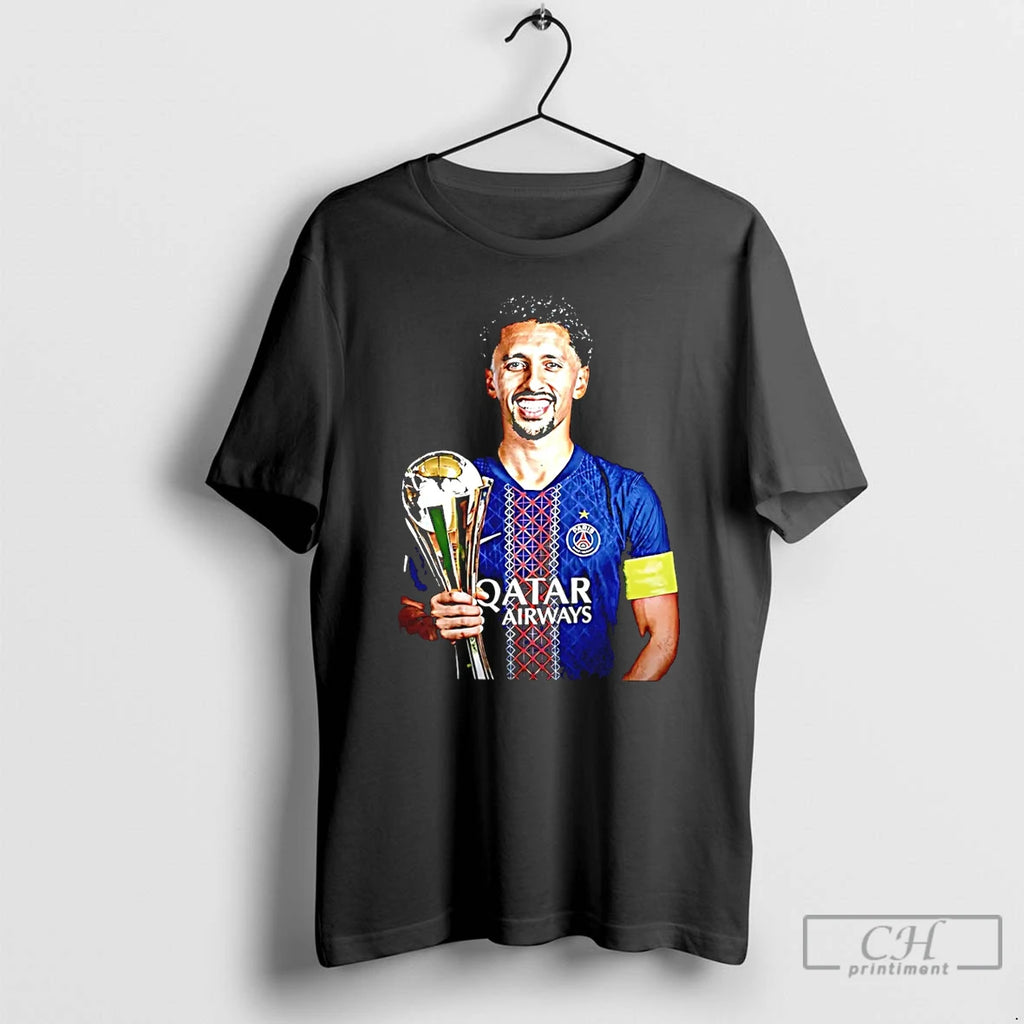 Classic Marquinhos Psg Intercontinental Cup Champions 2025 T-Shirts, Hoodie, Sweatshirt | PrintMintTees.com