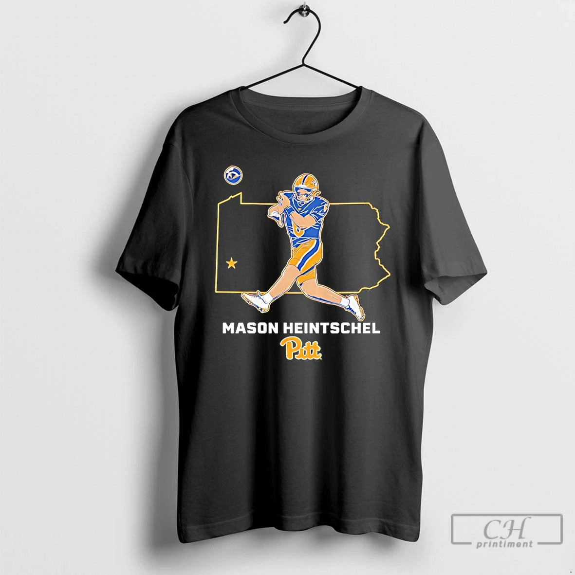Classic Mason Heintschel Pittsburgh Panthers Football State Star T-Shirts, Hoodie, Sweatshirt | PrintMintTees.com