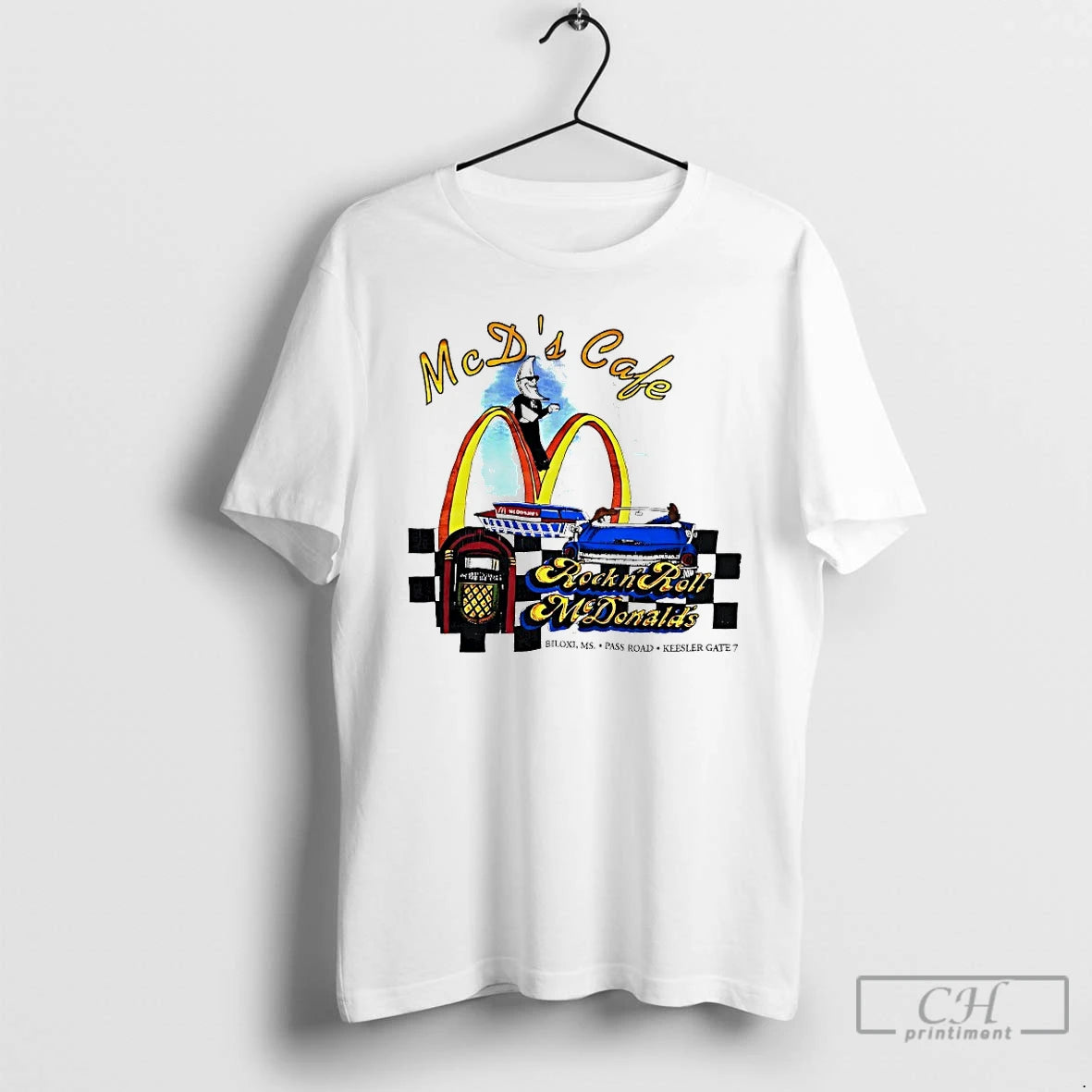 Classic Mcdonalds Cafe Rock N Roll T-Shirts, Hoodie, Sweatshirt | PrintMintTees.com