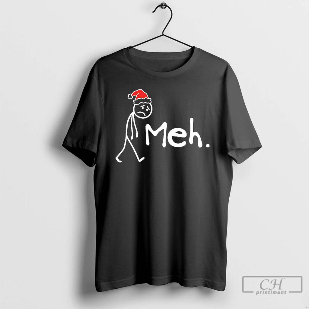 Classic Meh Funny Christmas Introvert T-Shirts, Hoodie, Sweatshirt | PrintMintTees.com