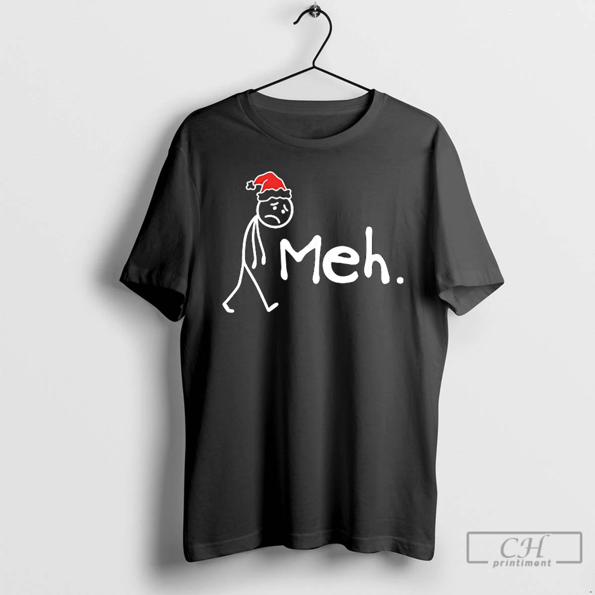 Classic Meh Funny Christmas Introvert T-Shirts, Hoodie, Sweatshirt | PrintMintTees.com