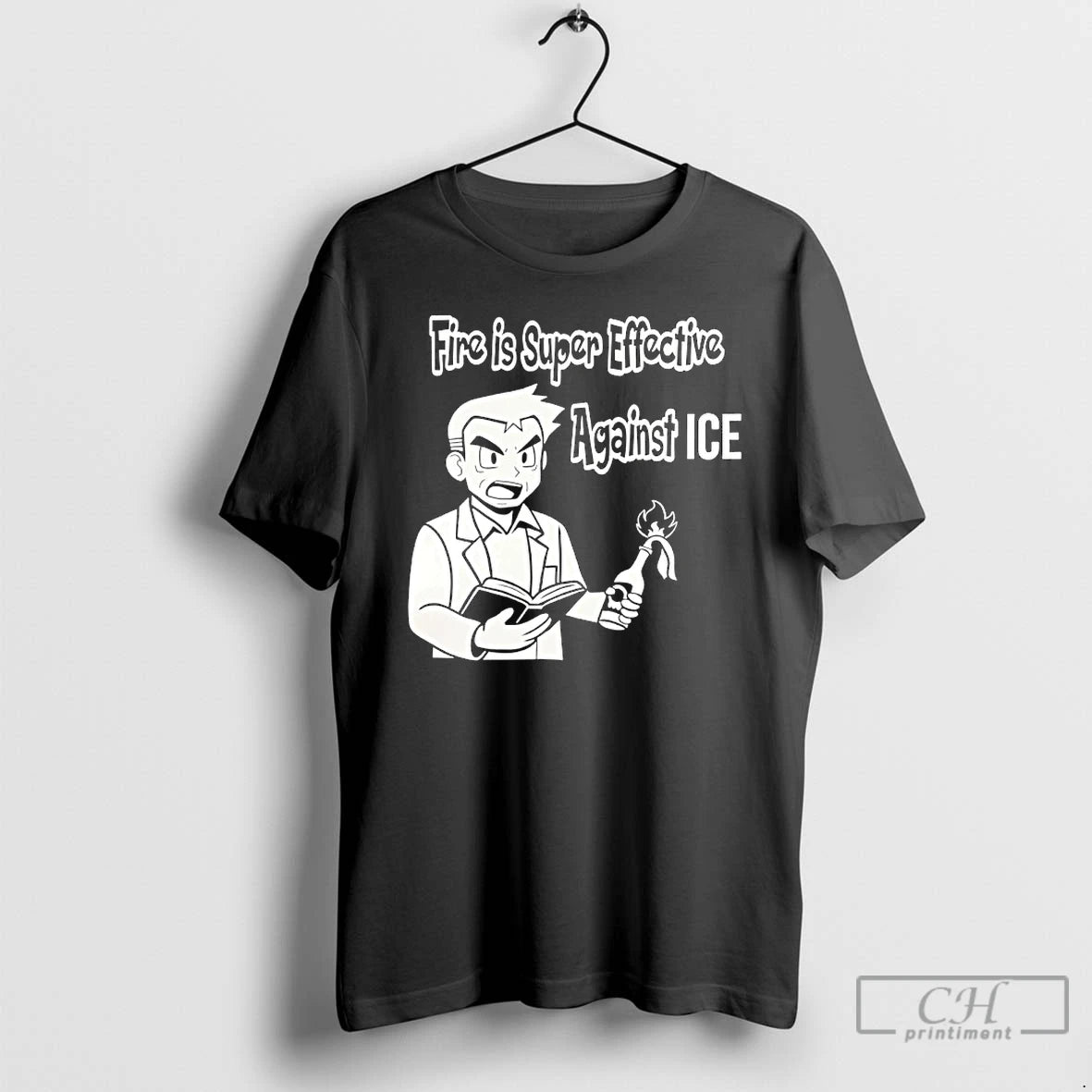 Classic Melcom Brown Fire Is Super Effective Against Ice T-Shirts, Hoodie, Sweatshirt | PrintMintTees.com