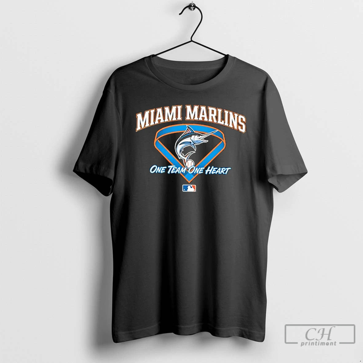 Classic Miami Marlins One Team One Heart Mlb T-Shirts, Hoodie, Sweatshirt | PrintMintTees.com