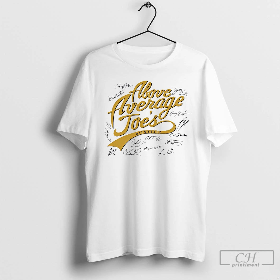 Classic Milwaukee Baseball The Above Average Joes Players Signatures T Shirts
