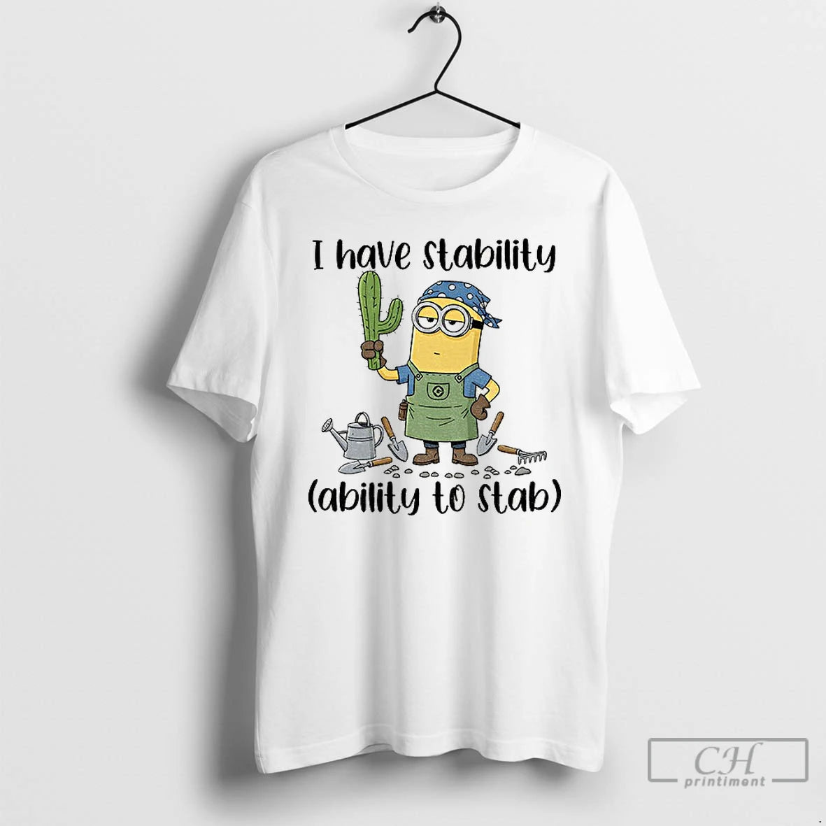 Classic Minion I Have Stability Ability To Stab T-Shirts, Hoodie, Sweatshirt | PrintMintTees.com
