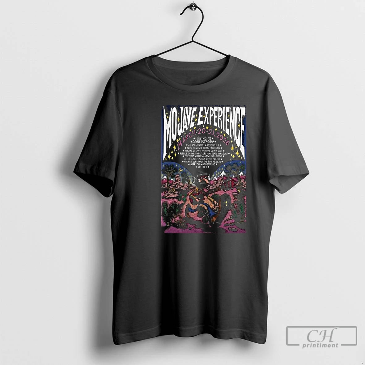 Classic Mojave Experience March 20 21 2026 In Joshua Tree Ca Circle Black T Shirts Hoodie, Sweatshirt | PrintMintTees.com