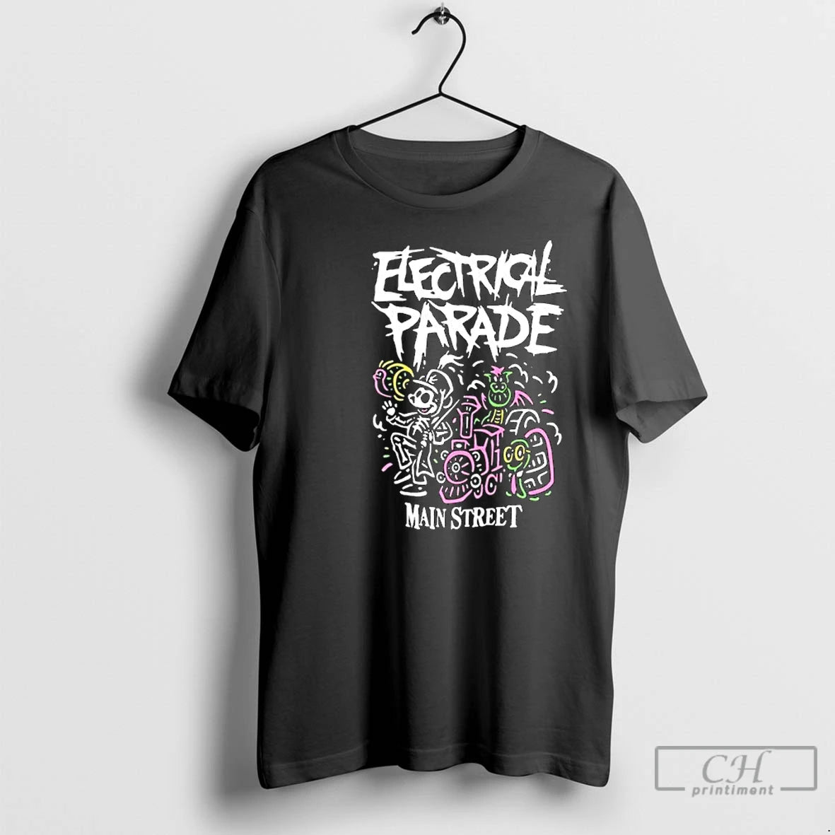 Classic My Chemical Romance Electrical Parade Circle Black T-Shirts, Hoodie, Sweatshirt | PrintMintTees.com