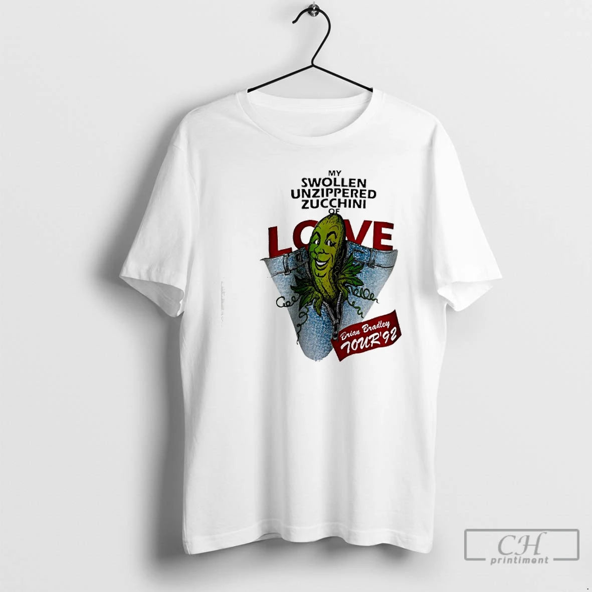 Classic My Swollen Unzippered Zucchini Of Love T-Shirts, Hoodie, Sweatshirt | PrintMintTees.com