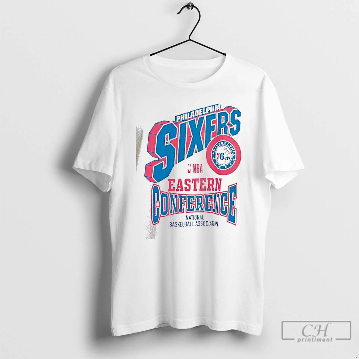Classic Nba Philadelphia Sixers Basketball Eastern Conference Design T-Shirts, Hoodie, Sweatshirt | PrintMintTees.com