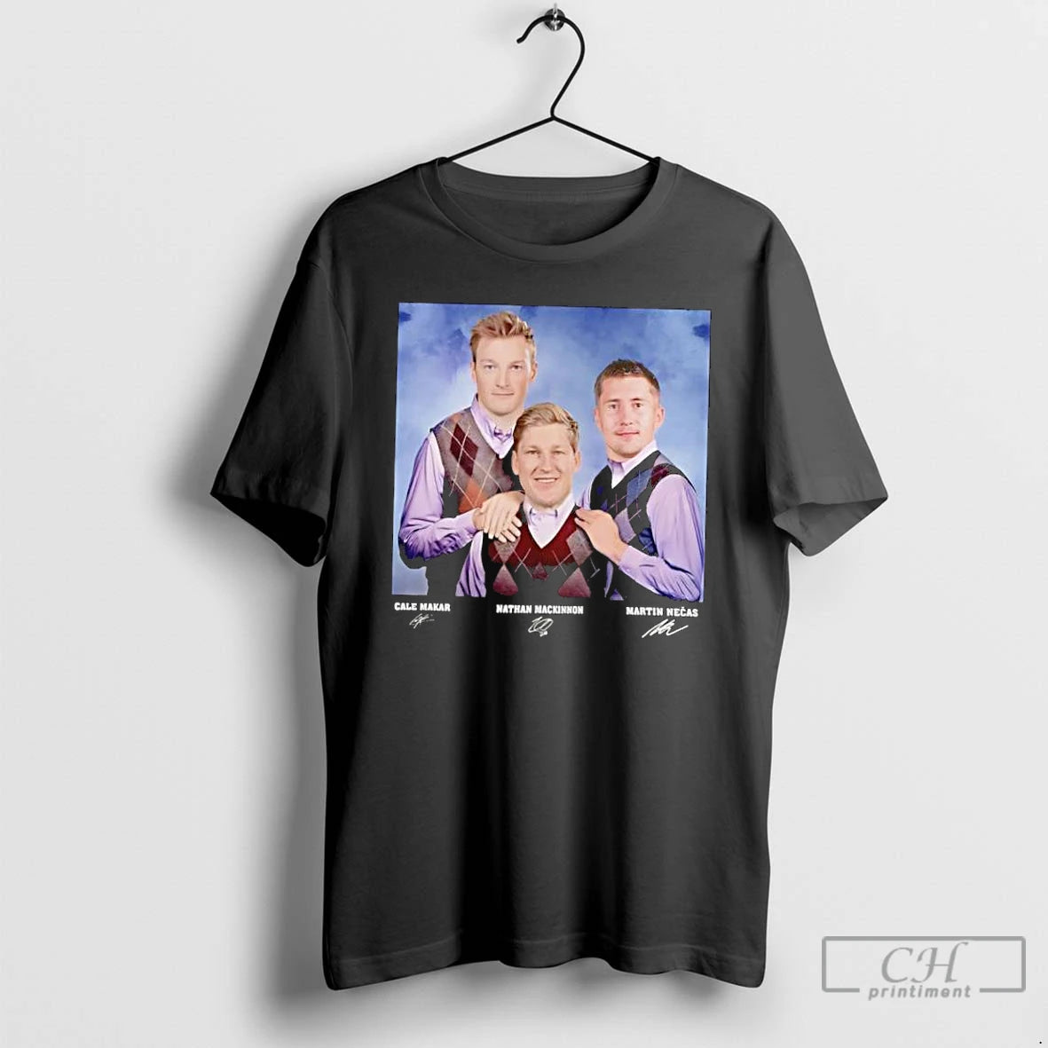 Classic Nathan Mackinnon Cale Makar Martin Necas Ice Hockey Colorado Step Brothers T Shirts Sweater Hoodie, Sweatshirt