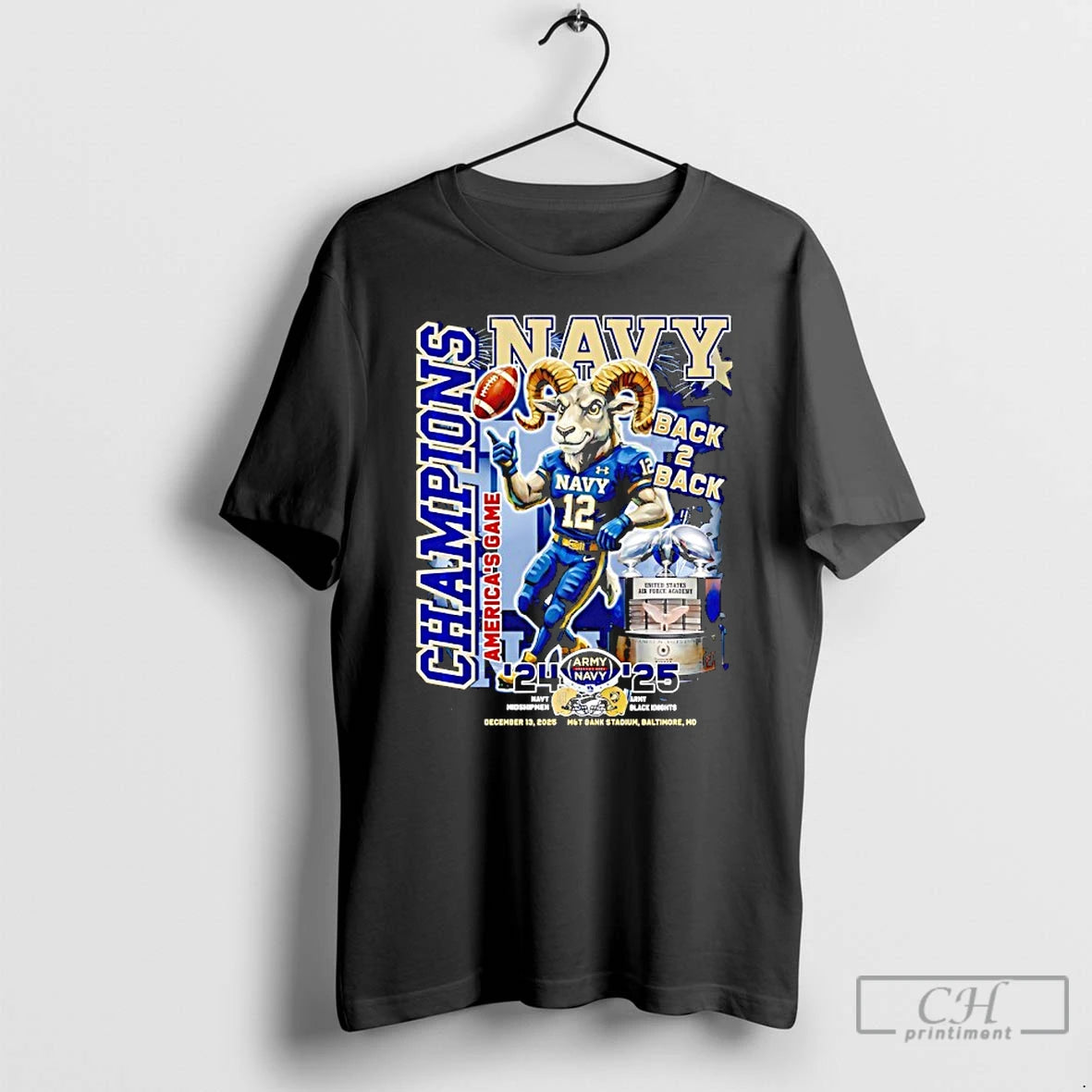 Classic Navy Midshipmen And Army Black Knights Champions Americas Game Back 2 Back T Shirts Hoodie, Sweatshirt