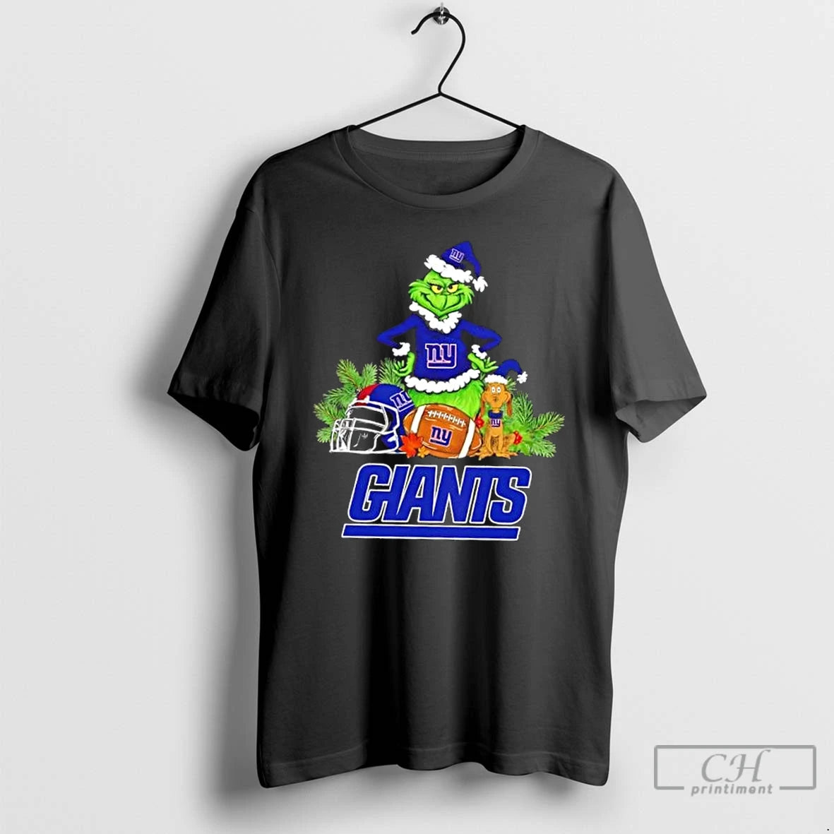 Classic New York Giants Football X Grinch And Max Dog Merry Christmas T Shirts Sweater Hoodie, Sweatshirt | PrintMintTees.com