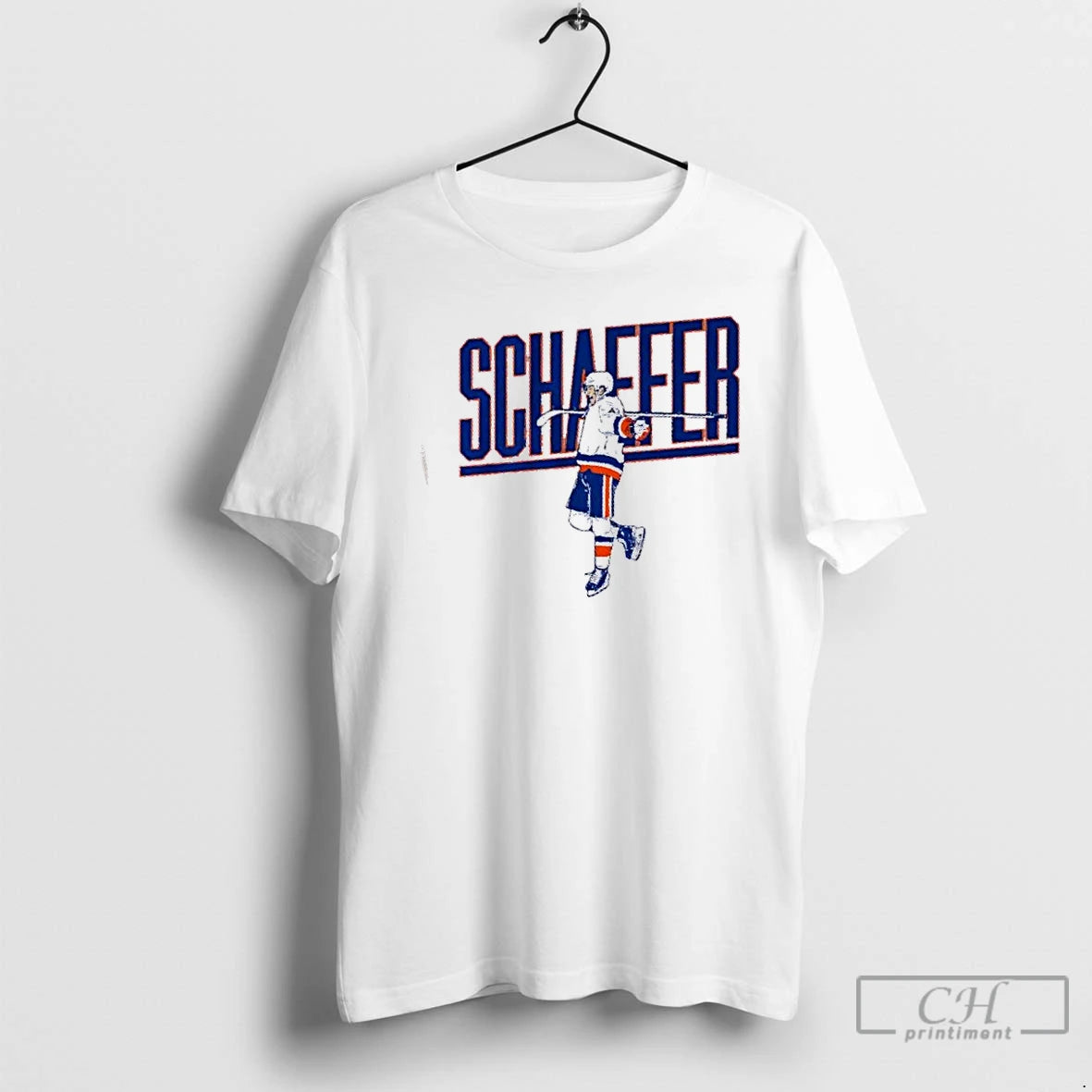 Classic New York Giants Hockey Matthew Schaefer Name Pose T-Shirts, Hoodie, Sweatshirt | PrintMintTees.com