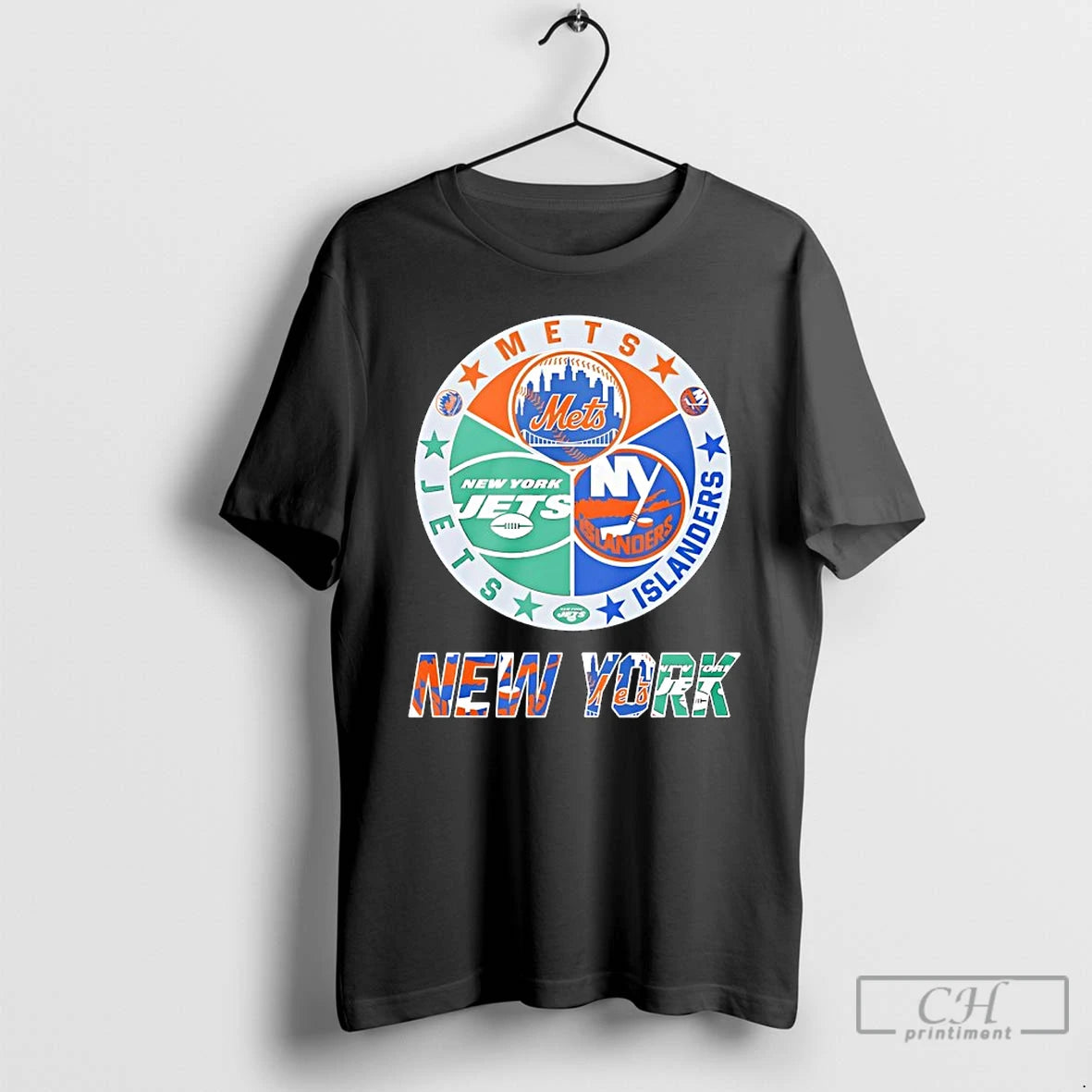 Classic New York Islanders New York Mets New York Jets Mashup Logo T Shirts Sweater Hoodie, Sweatshirt | PrintMintTees.com