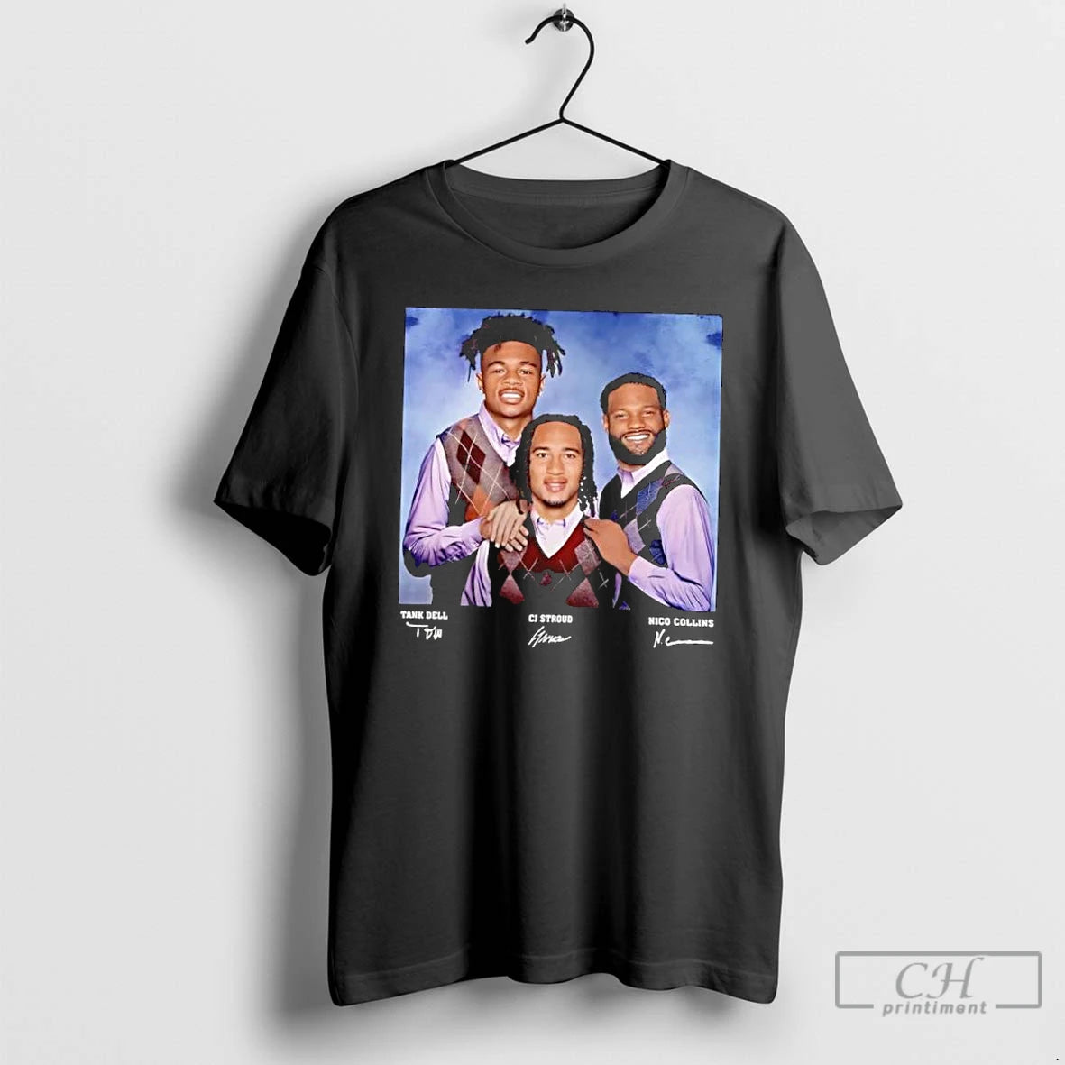 Classic Nico Collins Cj Stroud Tank Dell Football Houston Step Brothers T-Shirts, Hoodie, Sweatshirt | PrintMintTees.com