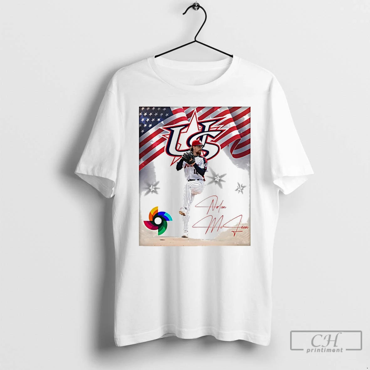 Classic Nolan Mclean Team Usa 2026 World Baseball Signature T-Shirts, Hoodie, Sweatshirt | PrintMintTees.com