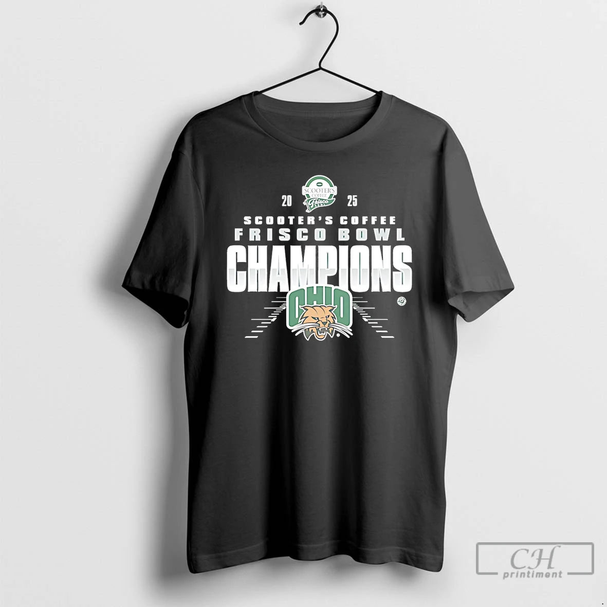Classic Ohio Bobcats 2025 Scooters Coffee Frisco Bowl Champions T-Shirts, Hoodie, Sweatshirt | PrintMintTees.com