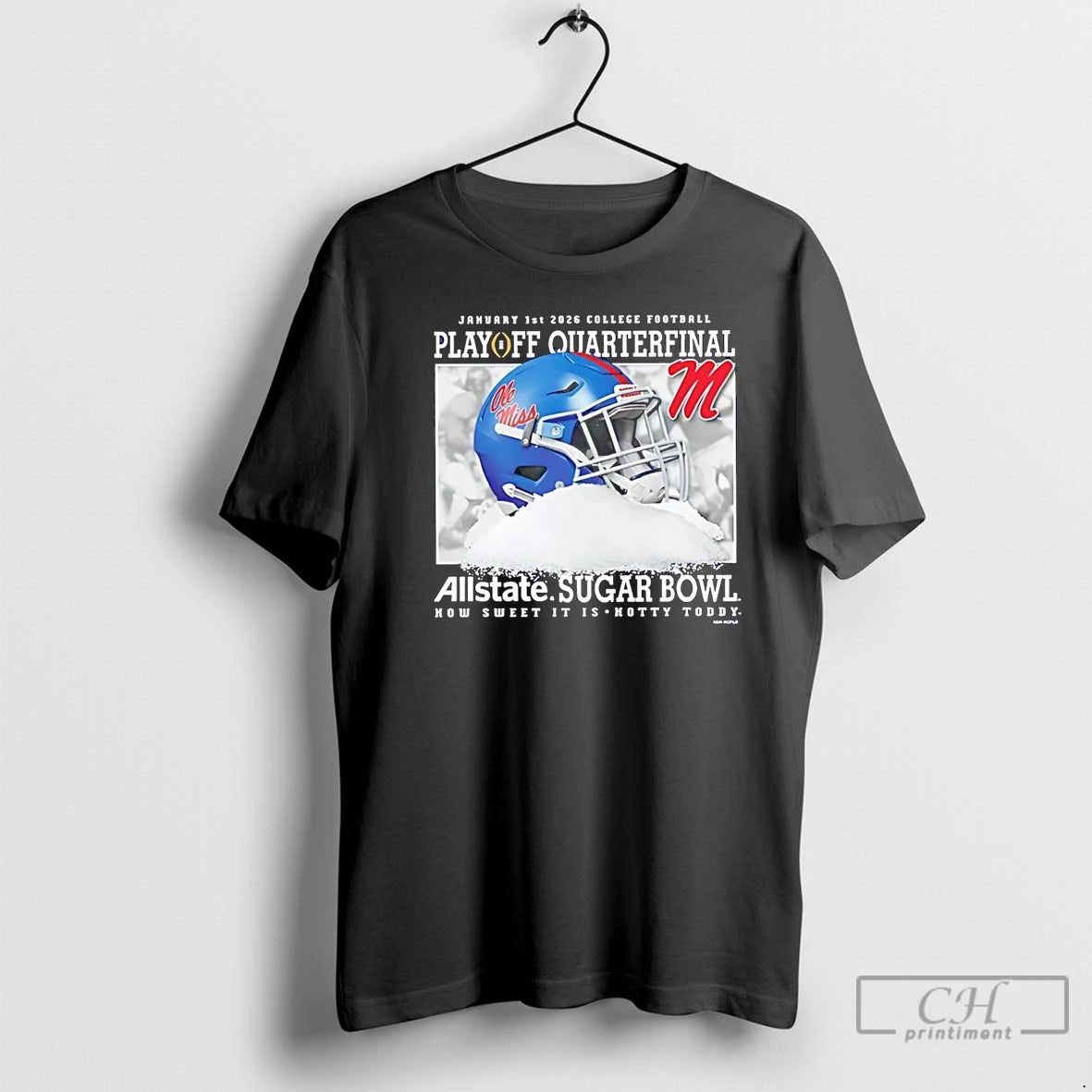 Classic Ole Miss Football Cfp Allstate Sugar Bowl 2025 Helmet T-Shirts, Hoodie, Sweatshirt | PrintMintTees.com
