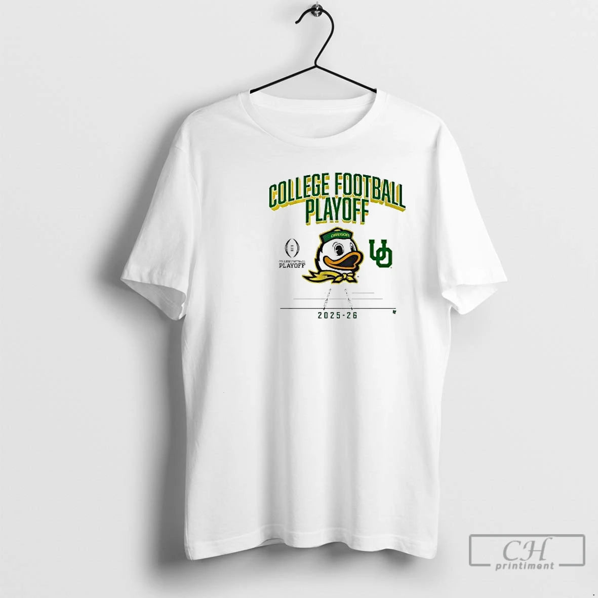 Classic Oregon Football Cfp Mascot 2025 2026 Circle White T-Shirts, Hoodie, Sweatshirt | PrintMintTees.com