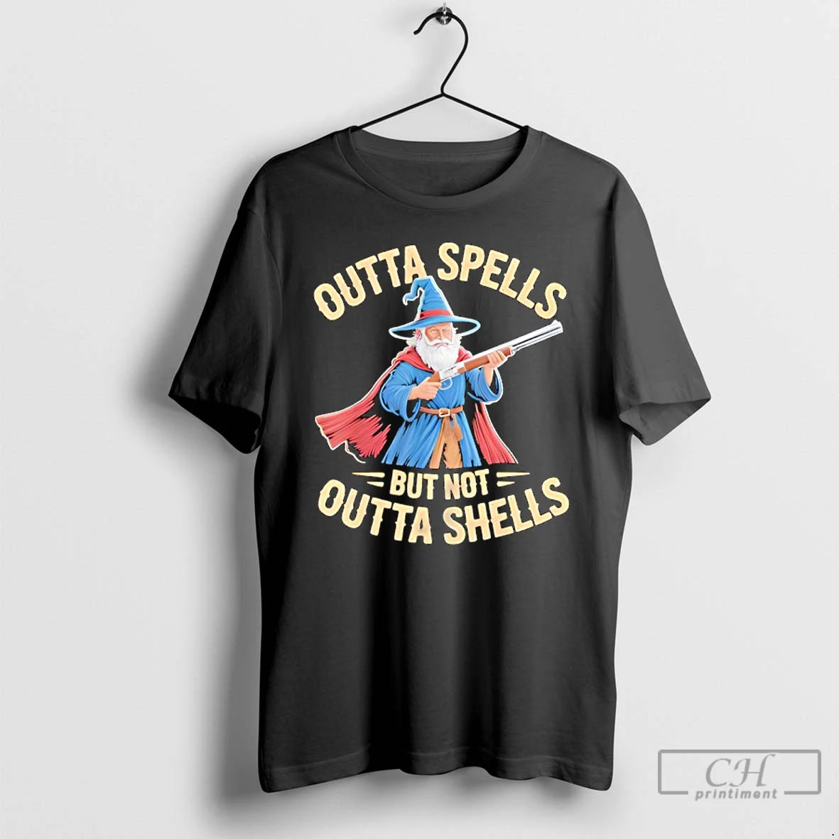 Classic Outta Spells But Not Outta Shells Funny T-Shirts, Hoodie, Sweatshirt | PrintMintTees.com