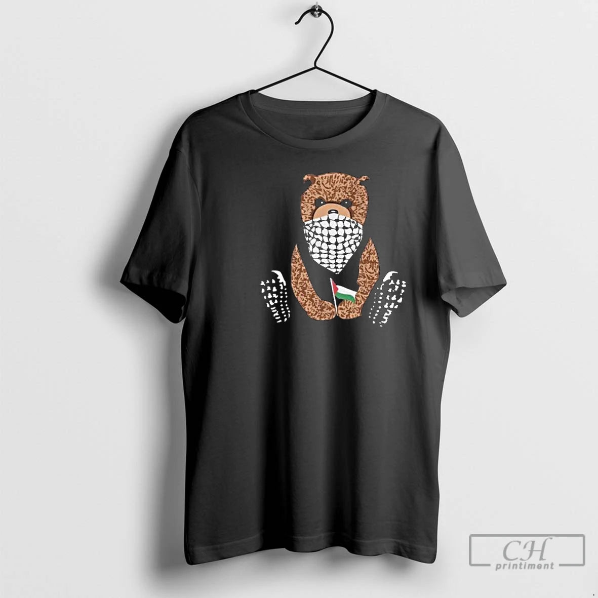 Classic Pali Bear Palestine Circle Black T-Shirts, Hoodie, Sweatshirt | PrintMintTees.com