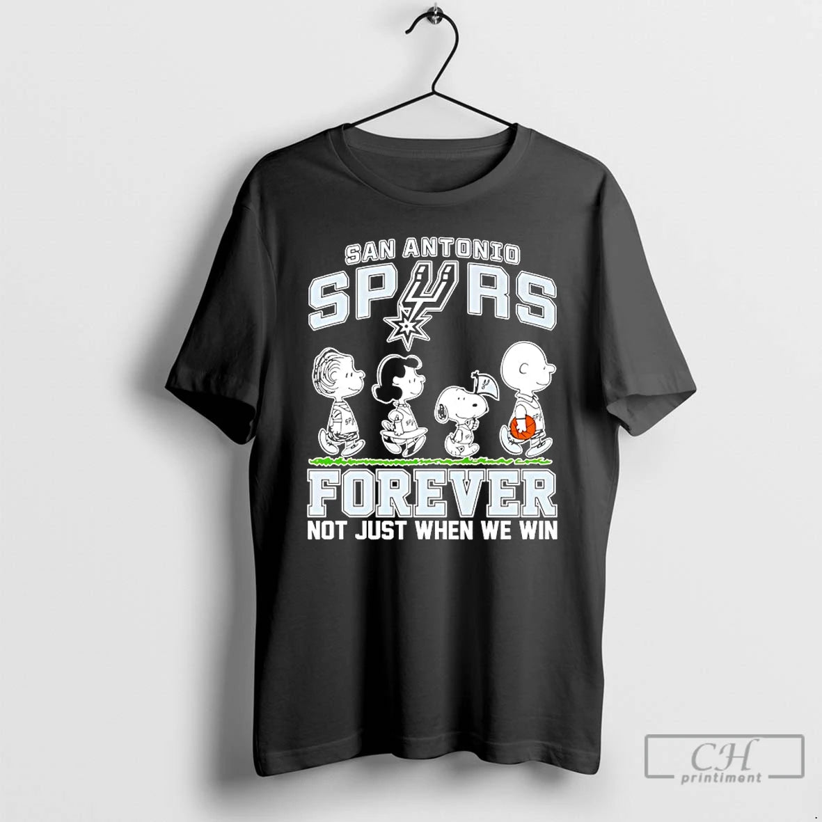 Classic Peanuts X Nba San Antonio Spurs Forever Not Just When We Win T Shirts Hoodie, Sweatshirt | PrintMintTees.com