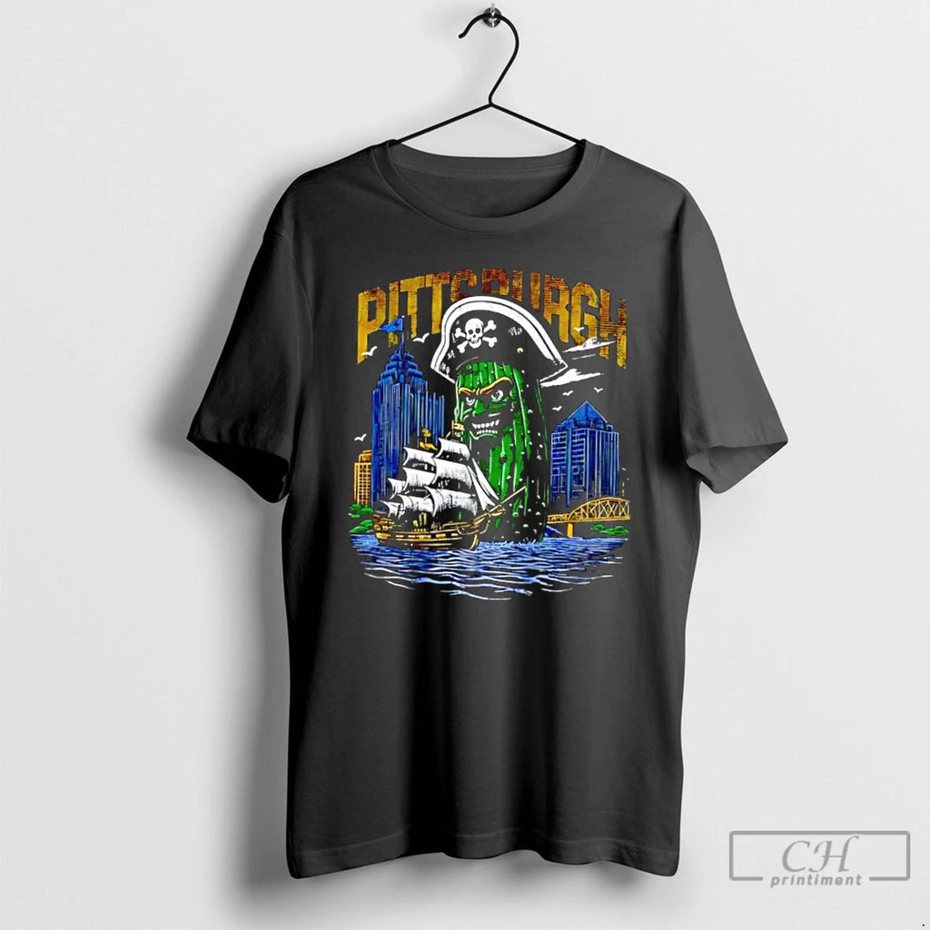 Classic Picklesburgh Pirate Cucumber City T-Shirts, Hoodie, Sweatshirt | PrintMintTees.com