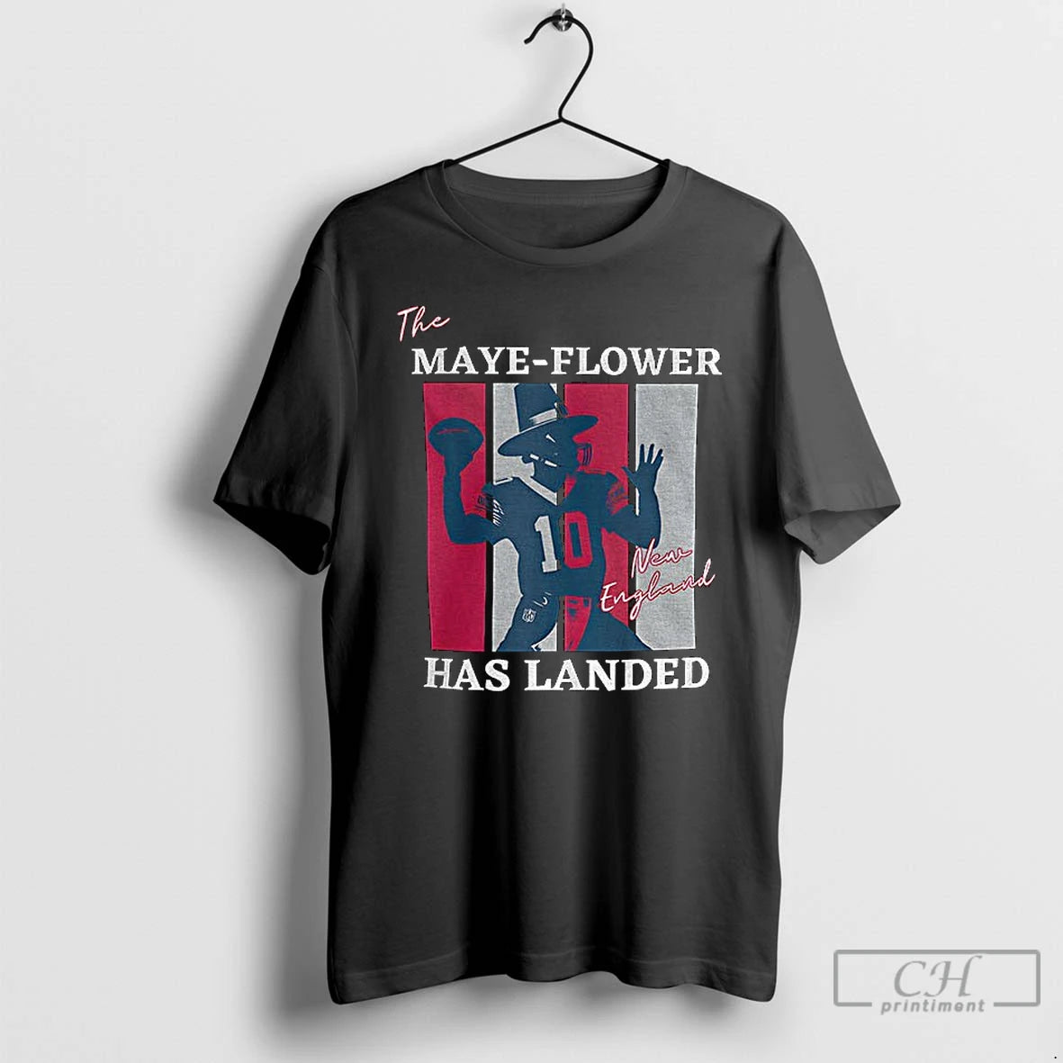 Classic Pilgrim Drake New England Football Patriots Maye Flower Has Landed T-Shirts, Hoodie, Sweatshirt