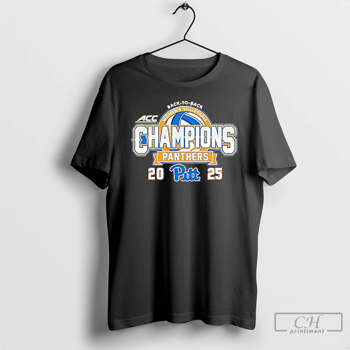 Classic Pitt Panthers 2025 Acc Volleyball Champions Back To Back T-Shirts, Hoodie, Sweatshirt | PrintMintTees.com