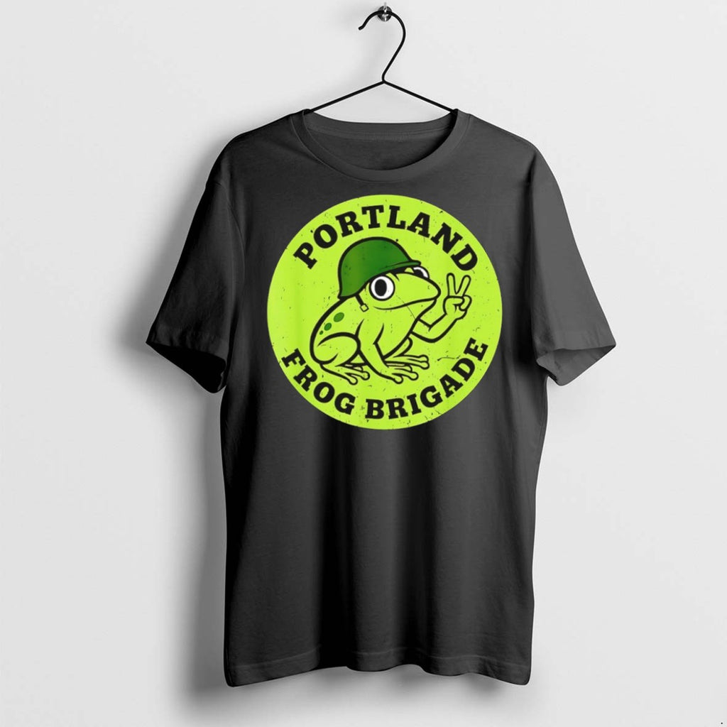 Classic Portland Frog Brigade Protest T Shirts