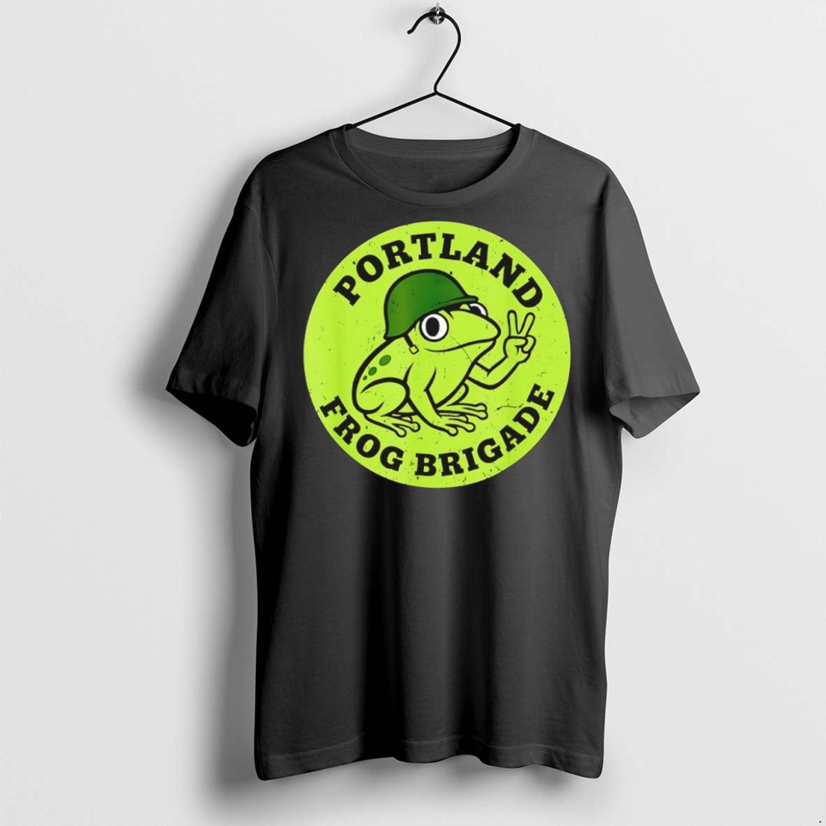 Classic Portland Frog Brigade Protest T Shirts