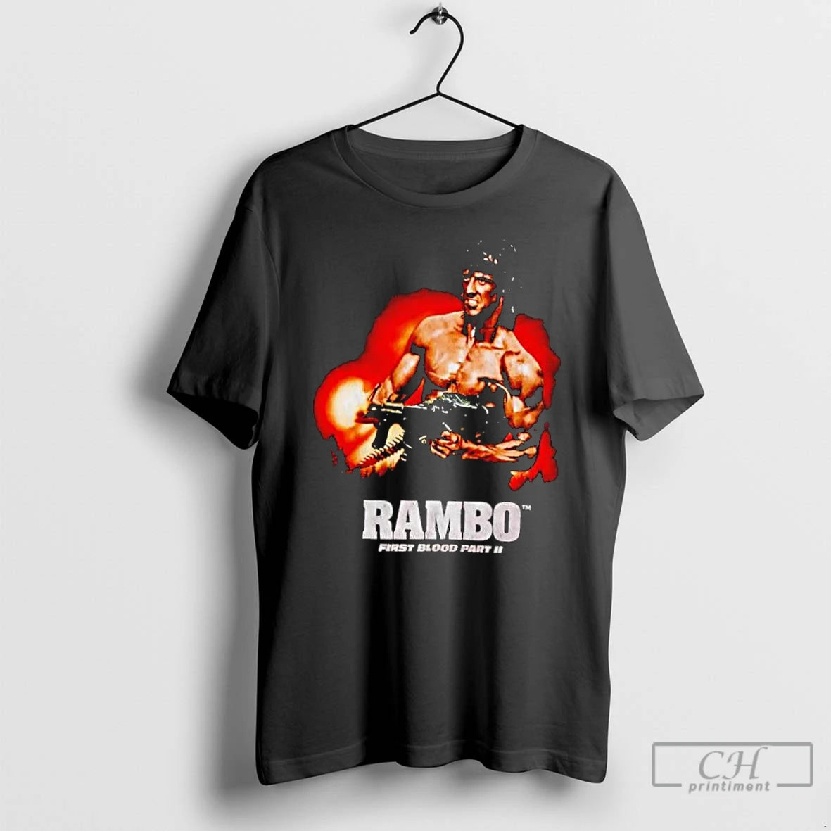Classic Rambo Gun First Blood Collage T-Shirts, Hoodie, Sweatshirt | PrintMintTees.com