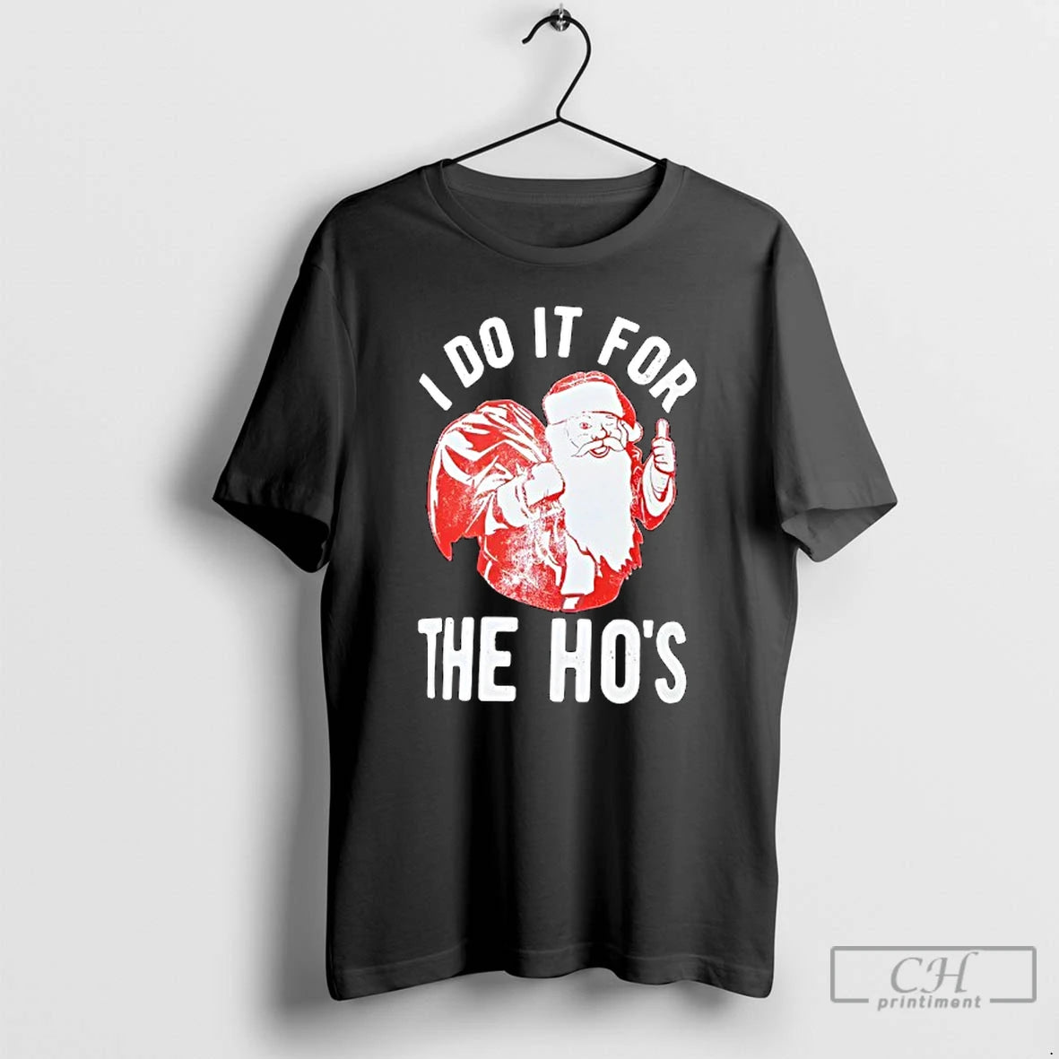 Classic Santa I Do It For The Hos Christmas T-Shirts, Hoodie, Sweatshirt | PrintMintTees.com
