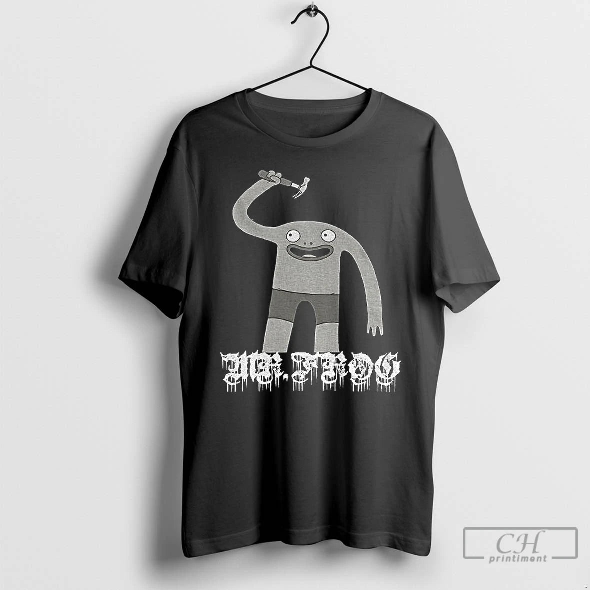 Classic Smiling Friends Mr Frog Metal Punk Rock Band Parody T-Shirts, Hoodie, Sweatshirt | PrintMintTees.com
