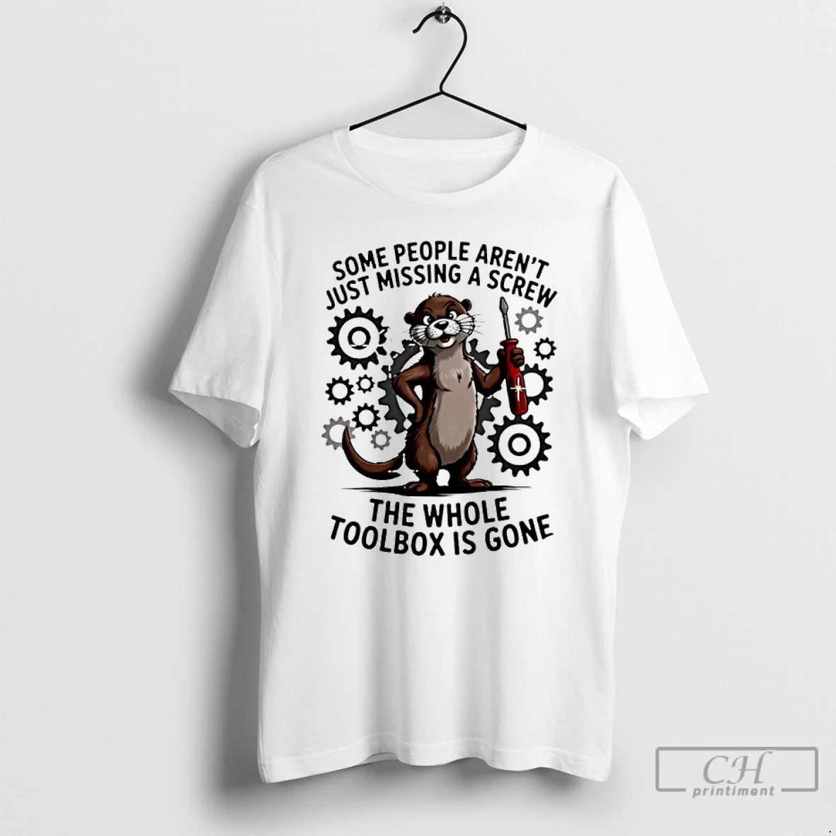 Classic Some People Arent Just Missing A Screw The Whole Toolbox Is Gone T Shirts Hoodie, Sweatshirt | PrintMintTees.com