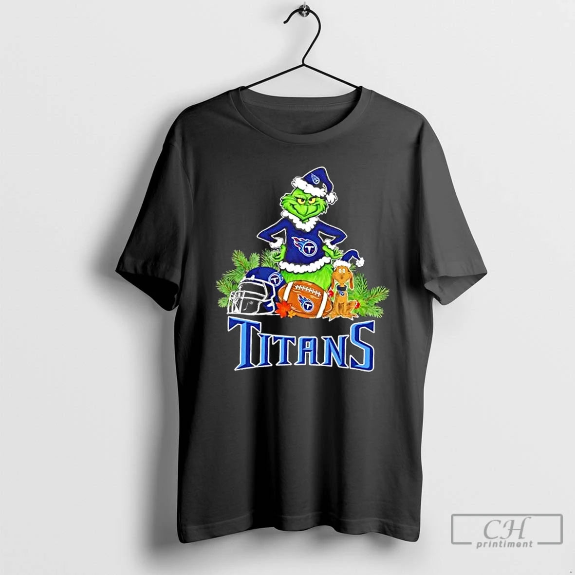 Classic Tennessee Titans Football X Grinch And Max Dog Merry Christmas T-Shirts, Hoodie, Sweatshirt | PrintMintTees.com
