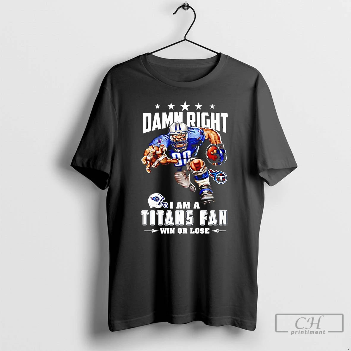 Classic Tennessee Titans Mascot Damn Right I Am A Cowboys Fan Win Or Lose T-Shirts, Hoodie, Sweatshirt | PrintMintTees.com