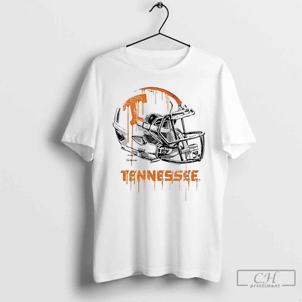 Classic Tennessee Volunteers Vive La Fete Dripping Football Helmet T-Shirts, Hoodie, Sweatshirt | PrintMintTees.com