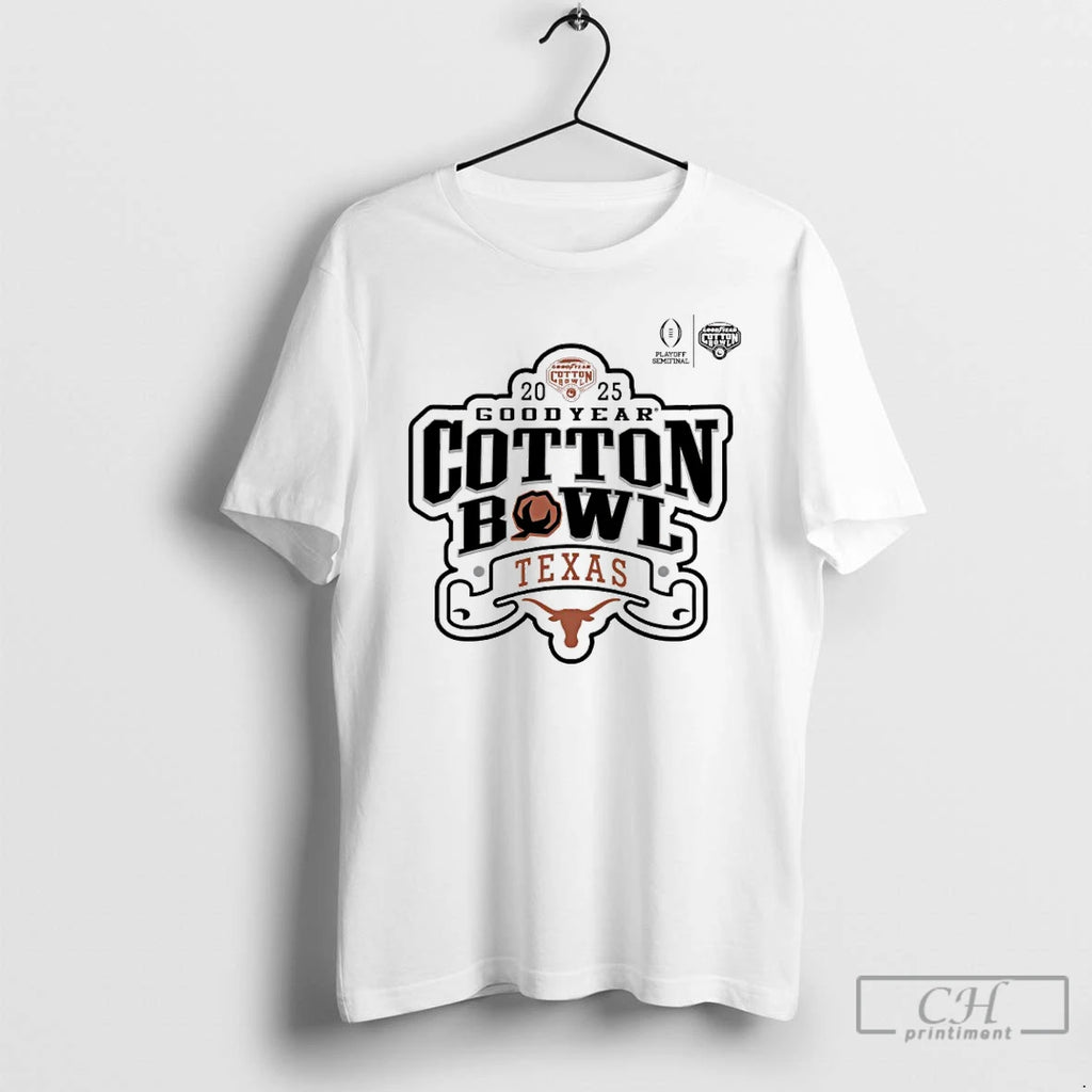 Classic Texas Longhorn 2025 Goodyear Cotton Bowl T-Shirts, Hoodie, Sweatshirt | PrintMintTees.com