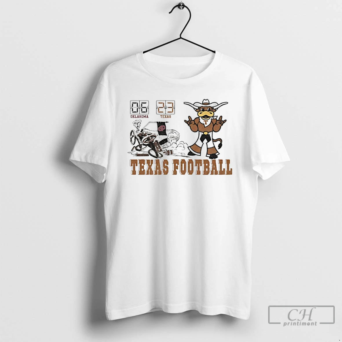 Classic Texas Longhorns Beat Oklahoma Sooners 23 06 In Red River Rivalry 2025 T Shirts Hoodie, Sweatshirt | PrintMintTees.com