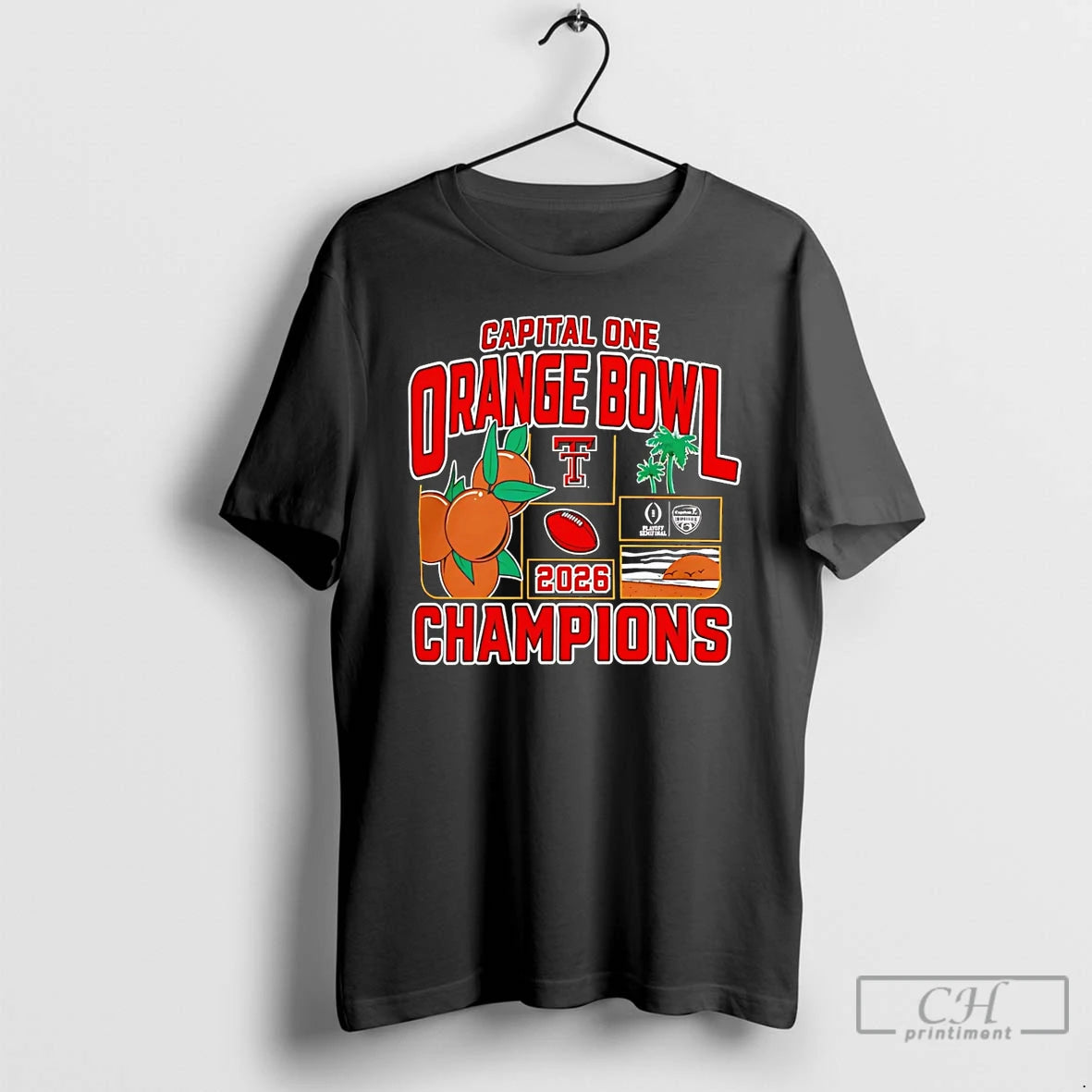 Classic Texas Tech Red Raiders Orange Bowl Champions 2026 Cfp T-Shirts, Hoodie, Sweatshirt | PrintMintTees.com
