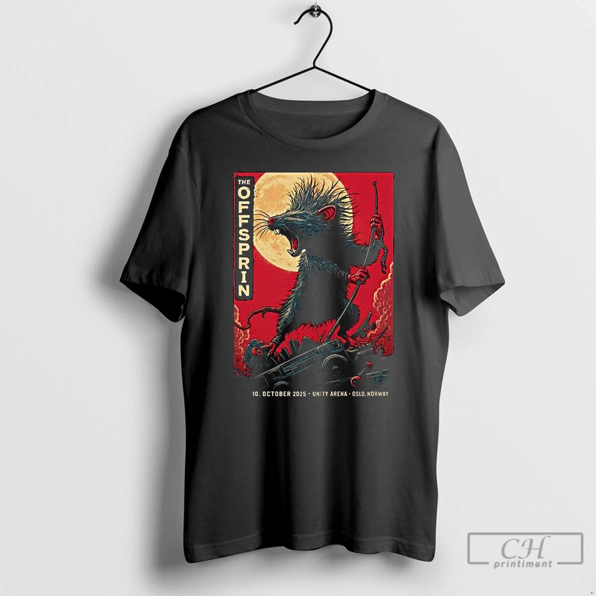 Classic The Offspring October 10 2025 Unity Arena Oslo Long Sleve T Shirts