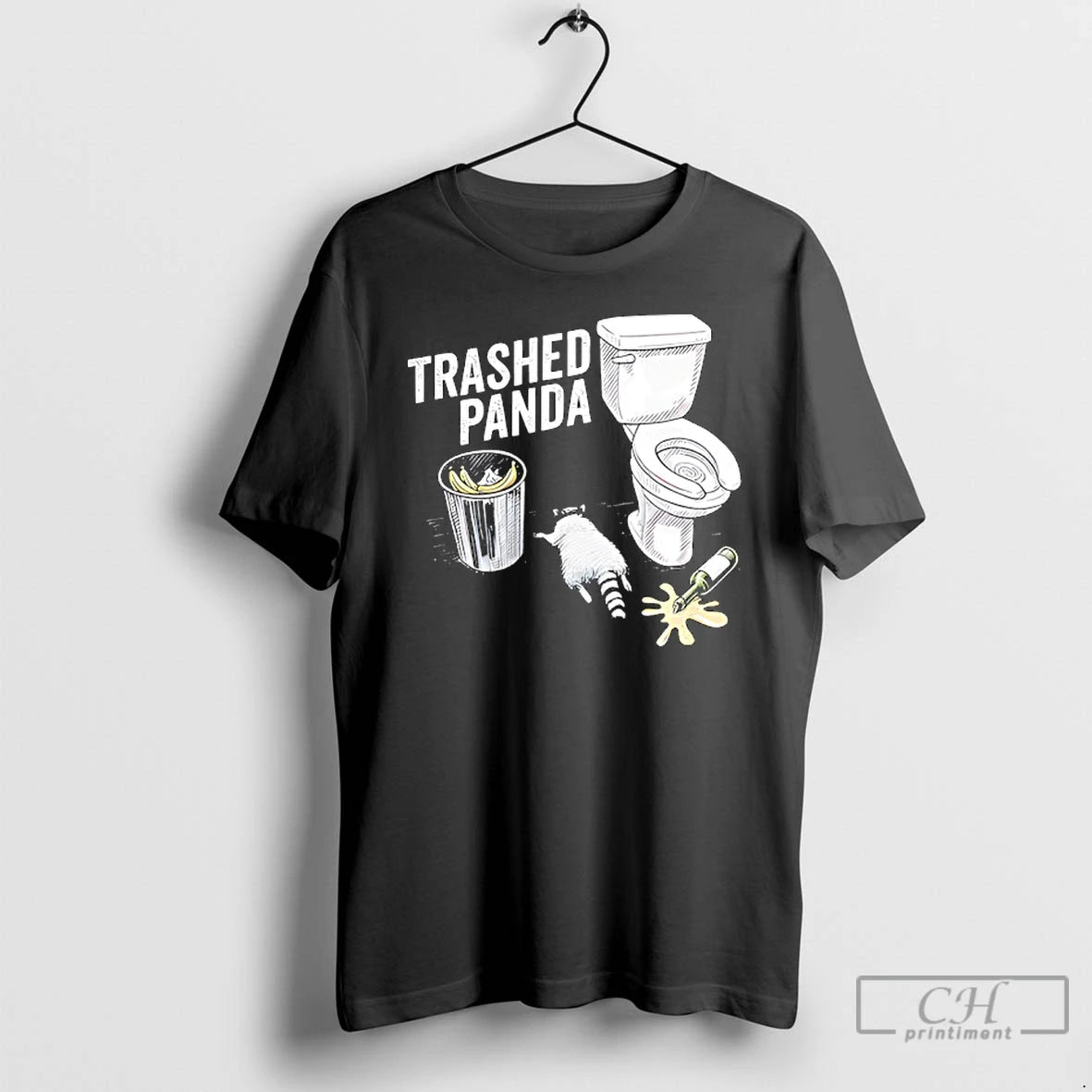 Classic Trashed Panda Funny Drunk Raccoon T-Shirts, Hoodie, Sweatshirt | PrintMintTees.com