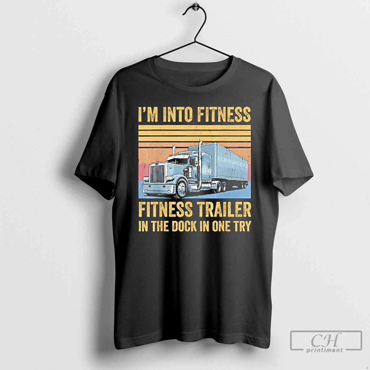 Classic Trucker Pun Fitness Whole Trailer In The Dock In One Try T Shirts Sweater Hoodie, Sweatshirt | PrintMintTees.com