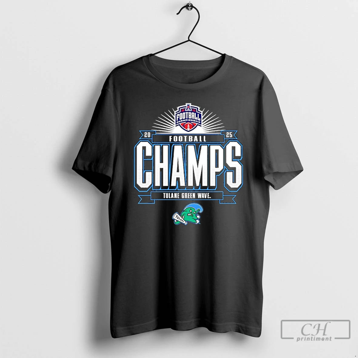 Classic Tulane Green Wave The American Football Champs 2025 T-Shirts, Hoodie, Sweatshirt | PrintMintTees.com