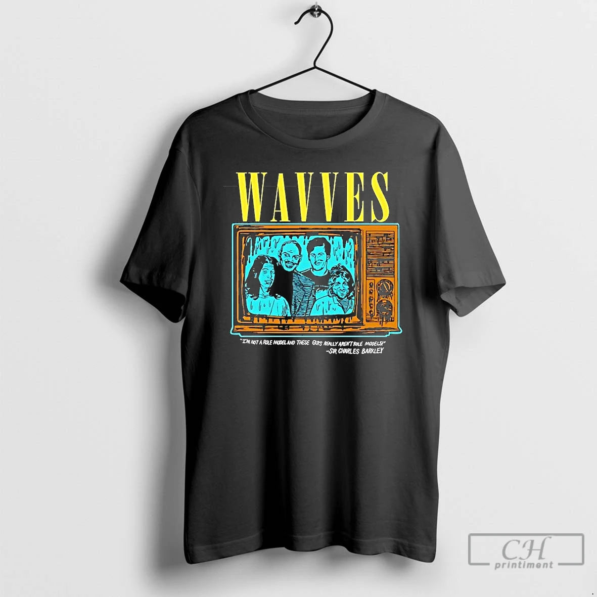 Classic Wavves Im Not A Role Model Sir Charles Barkley T-Shirts, Hoodie, Sweatshirt | PrintMintTees.com