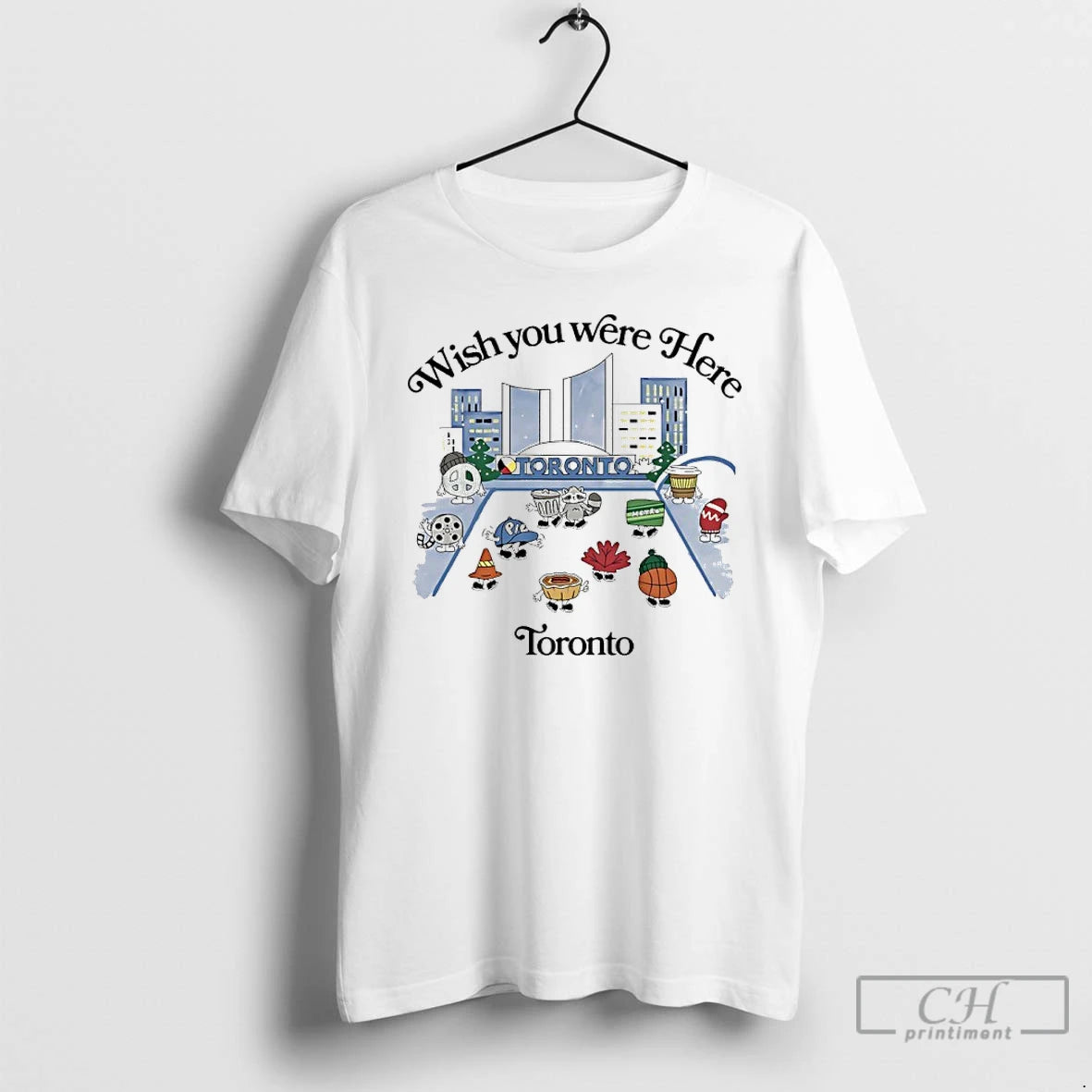 Classic Wish You Were Here Toronto Raccoon T-Shirts, Hoodie, Sweatshirt | PrintMintTees.com