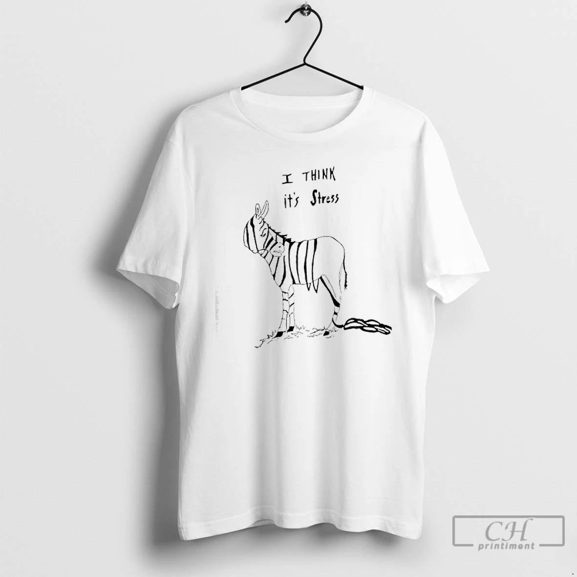 Classic Zebra Stripes I Think Its Stress T-Shirts, Hoodie, Sweatshirt | PrintMintTees.com