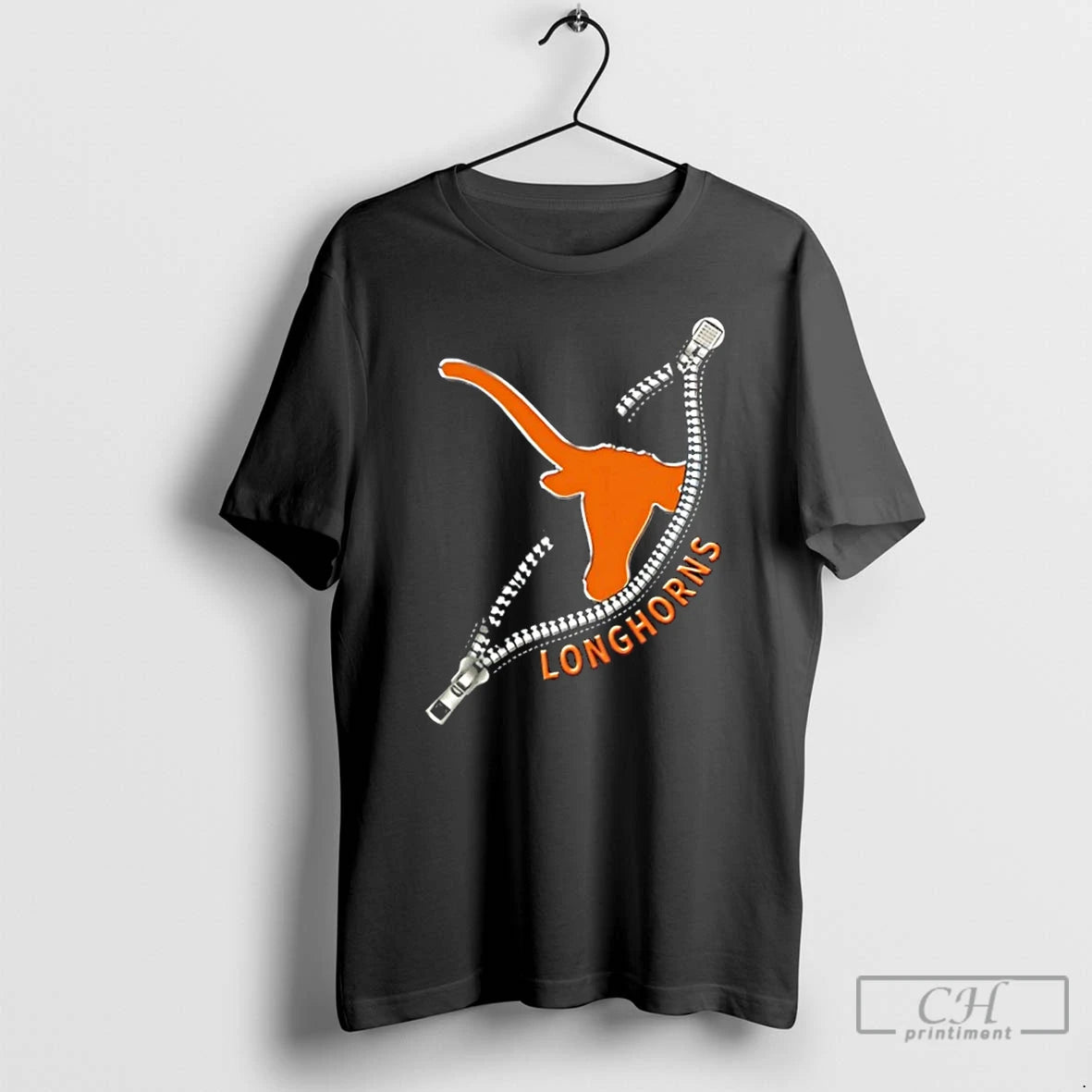 Classic Zipper X Texas Longhorns Football Logo T-Shirts, Hoodie, Sweatshirt | PrintMintTees.com