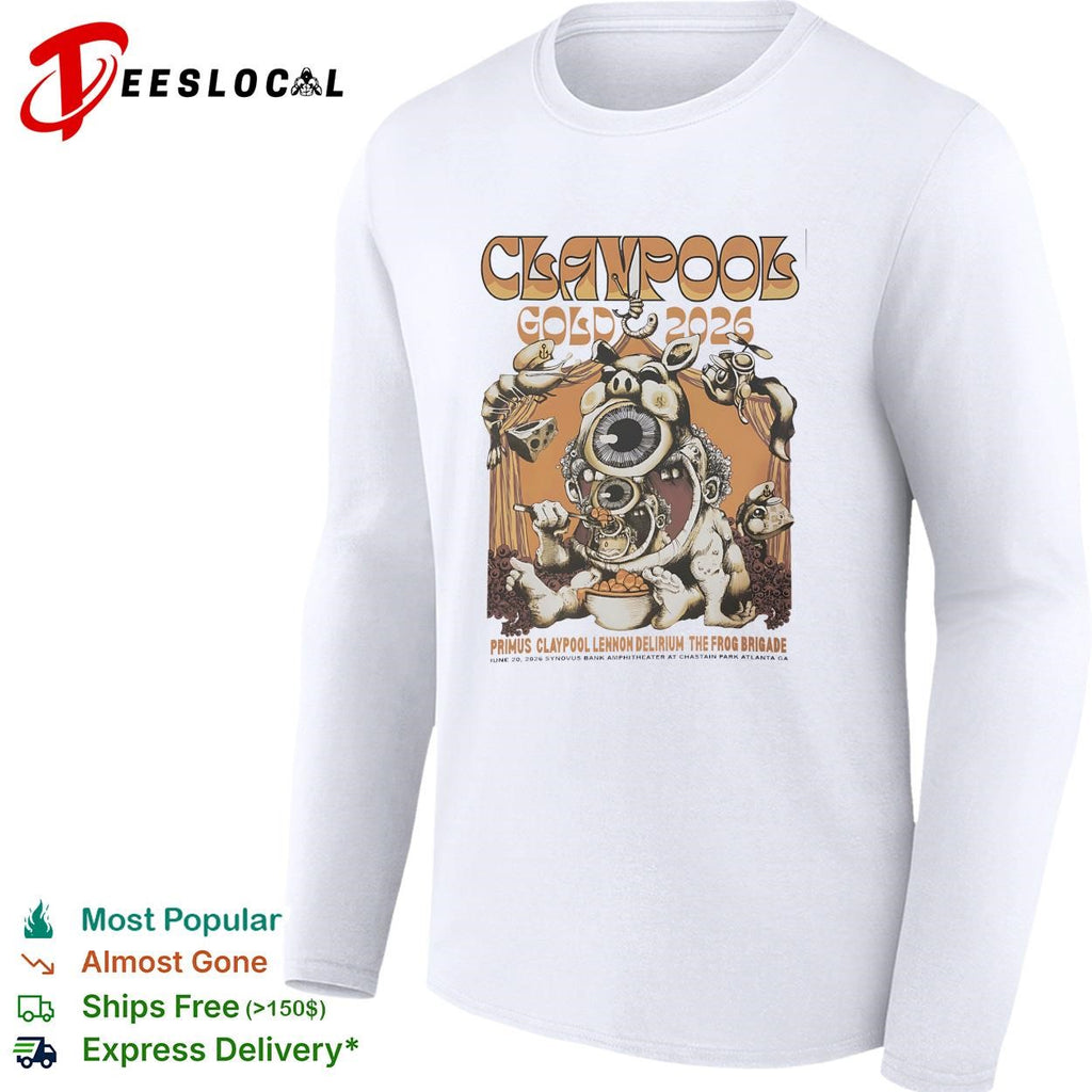 Claypool Gonzo 2026 tour poster shirt